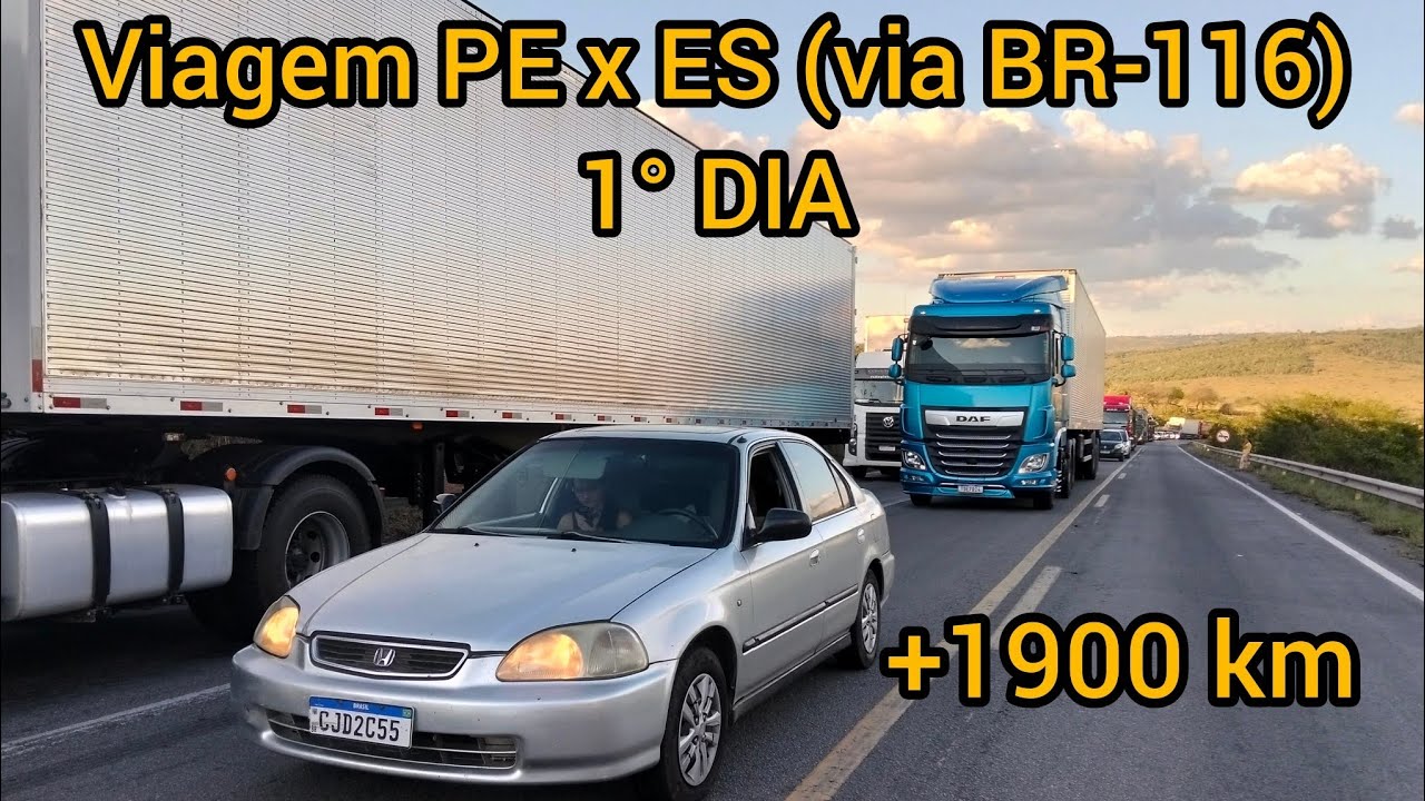 Viagem de Pernambuco ao Espírito Santo no Civic 1996 - Parte 1