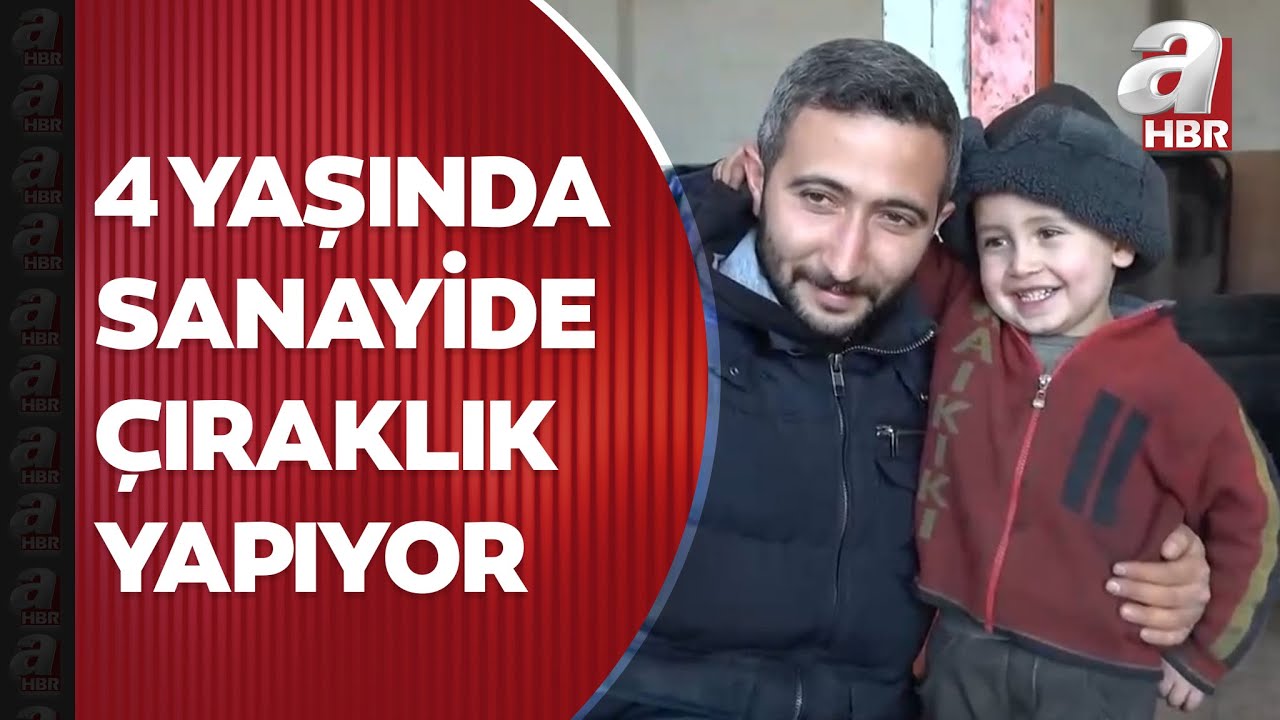 4 yaşında baba mesleğine merak sardı! Miraç sanayinin maskotu oldu | A Haber