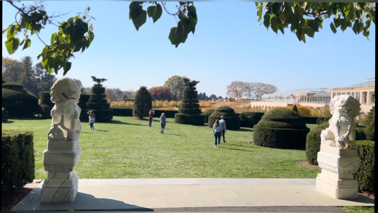 Exploring Longwood Gardens-  Topiary and Rose Gardens