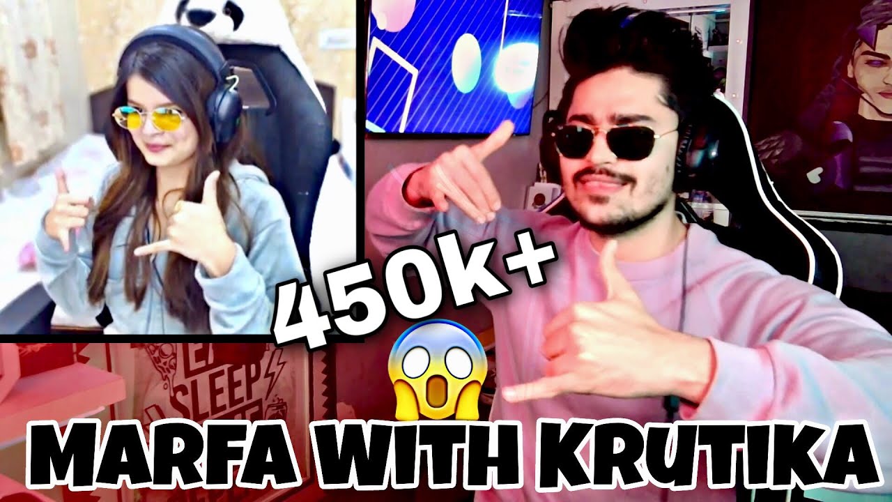 HYDERABADI MARFA DANCE WITH @KrutikaPlays DAR LAG RAHA HAI 😂