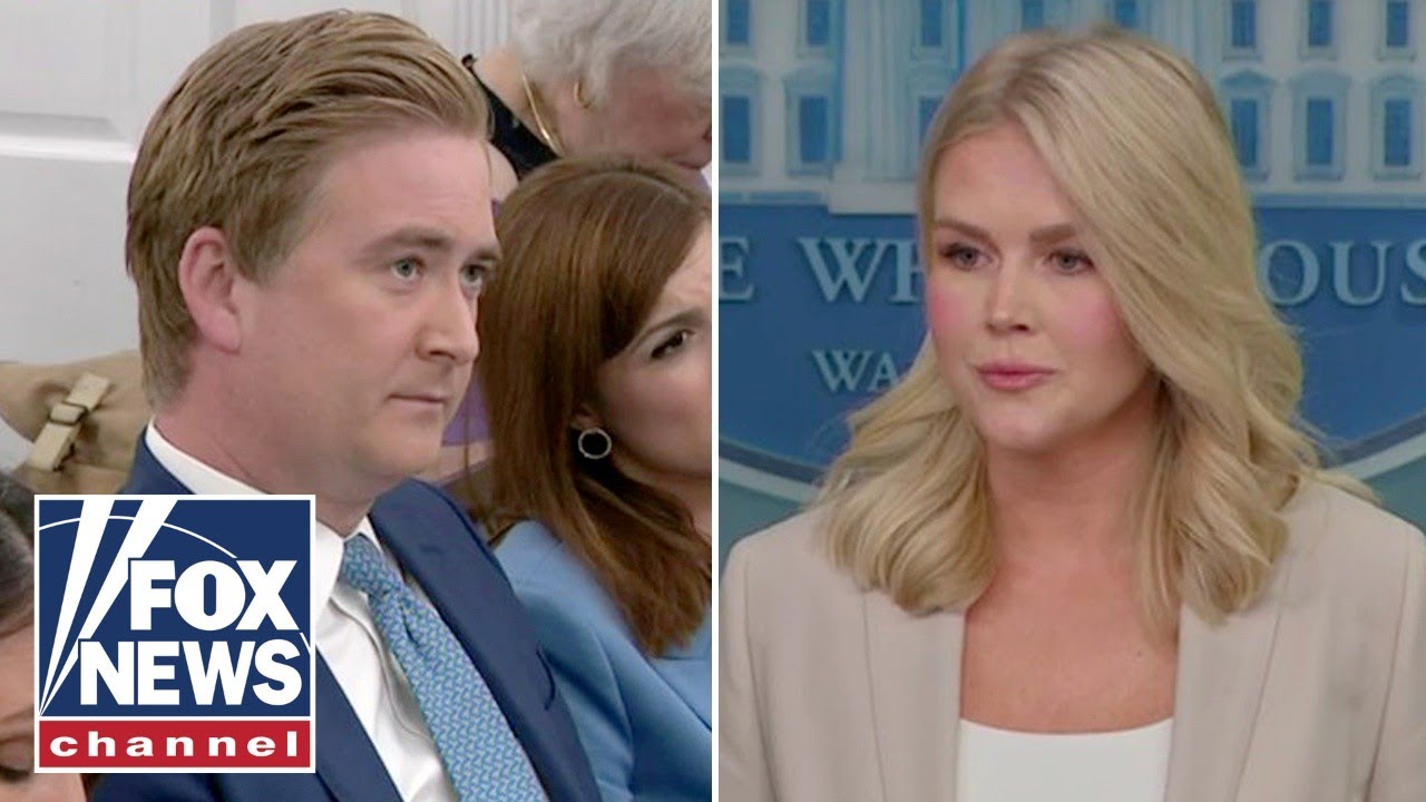 &lsquo;What if they&rsquo;re wrong?&rsquo;: Doocy questions Leavitt on tariffs plan