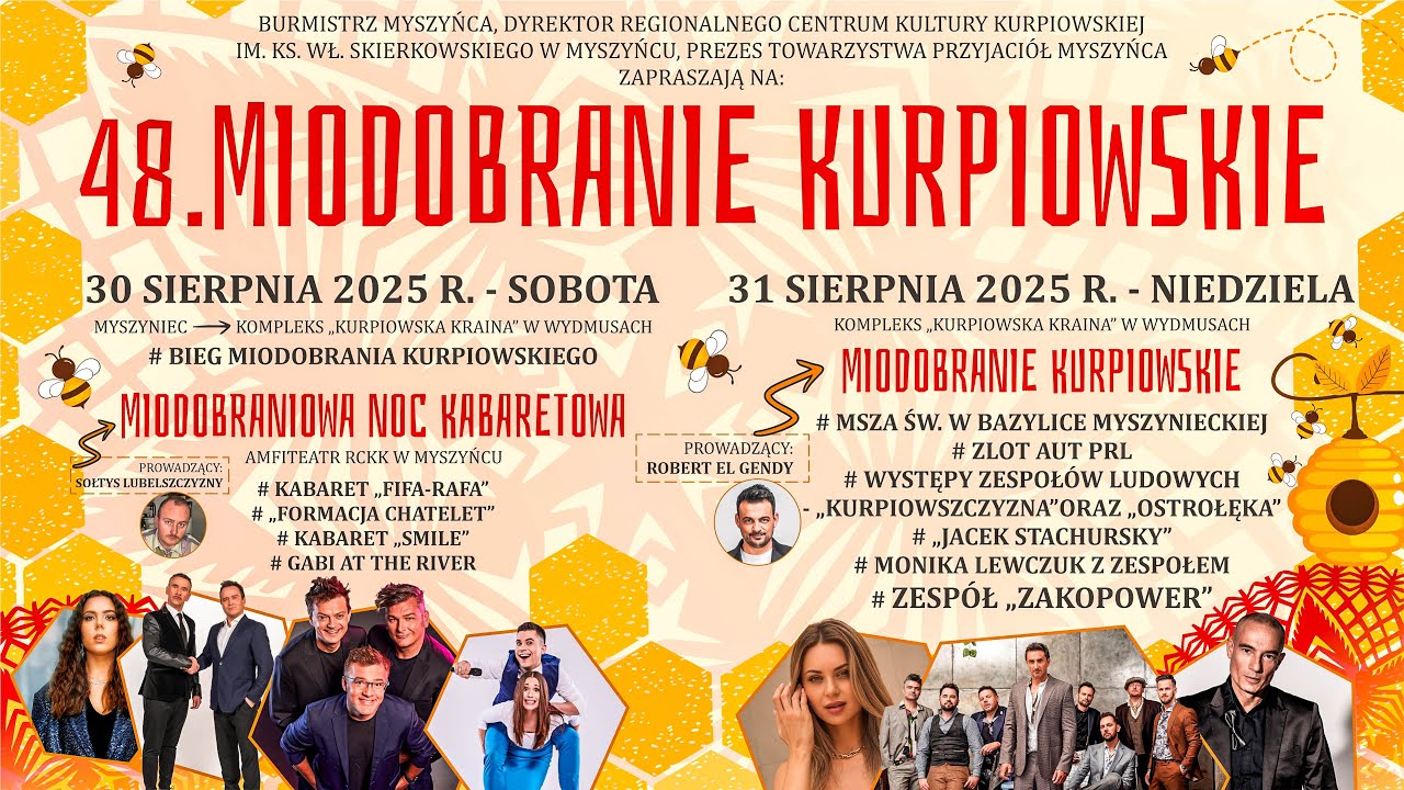Miodobranie Kurpiowskie 2025 - zaproszenie