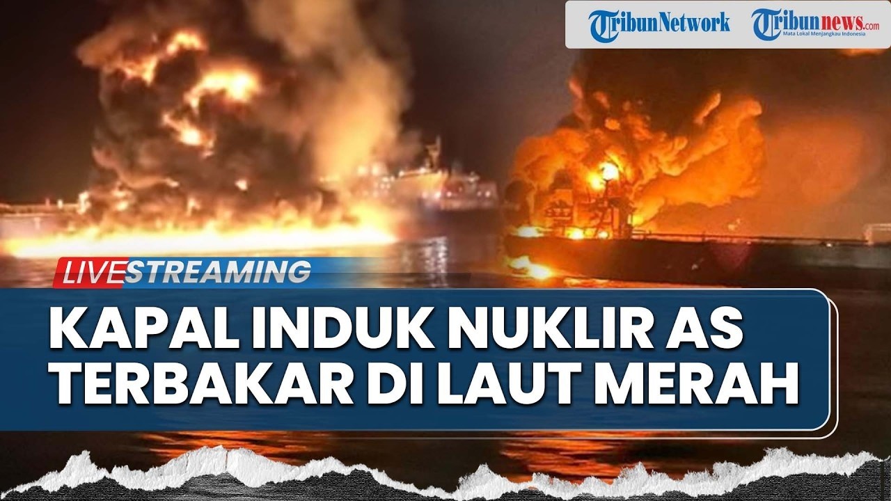 🔴Kapal Induk Nuklir AS Terbakar di Laut Merah hingga Israel Dirudal Iran saat Netanyahu Berpidato