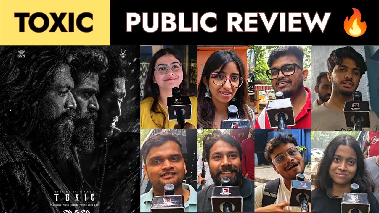 Toxic Public Review | Rocking Star Yash | toxic public review | Yash | Toxic movie review | Toxic 🔥