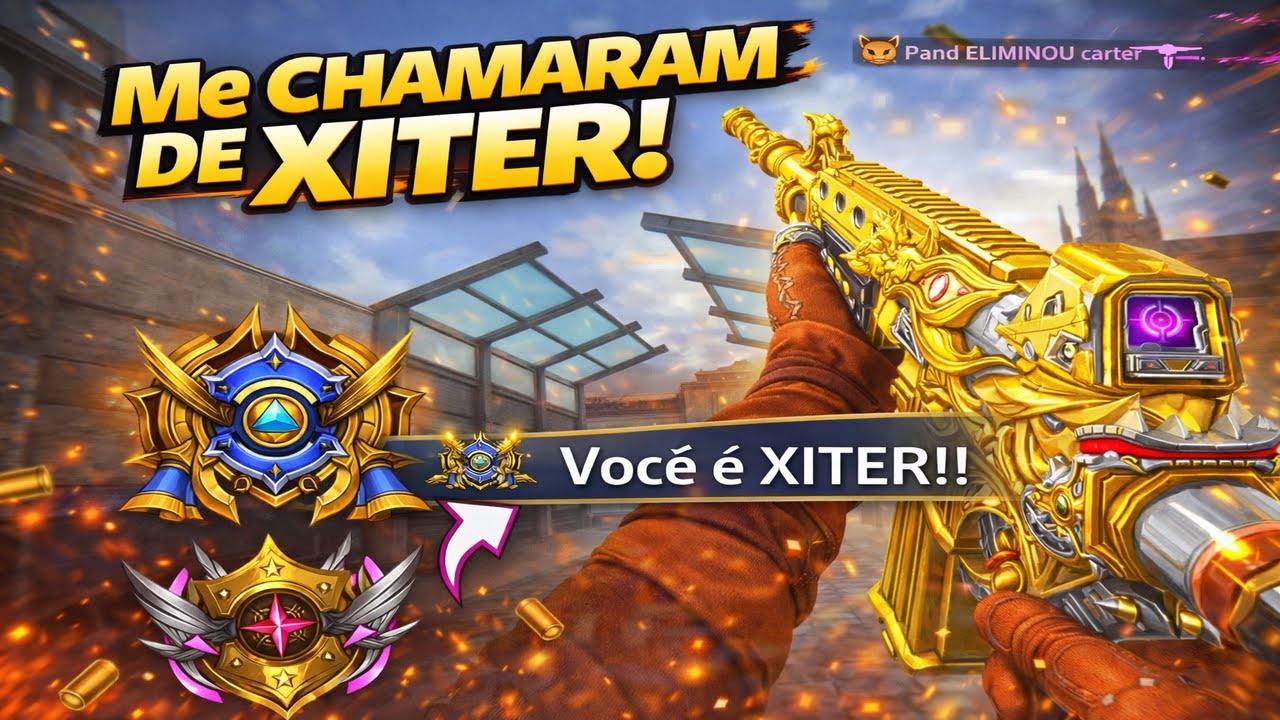 Me Chamaram de Xiter… Aí Fiz ISSO no Último Round (1v4)🔥😱