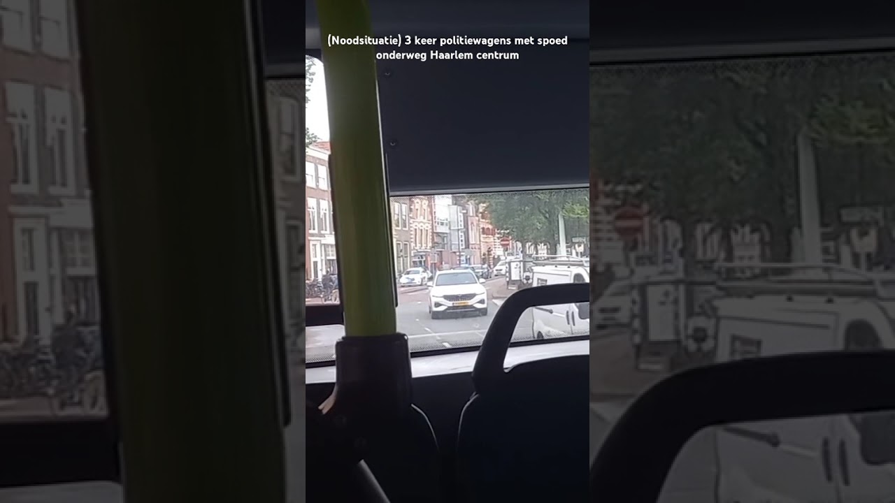 (Noodsituatie) 3 keer politiewagens met spoed onderweg Haarlem Centrum #112 #112spotterkennemerland