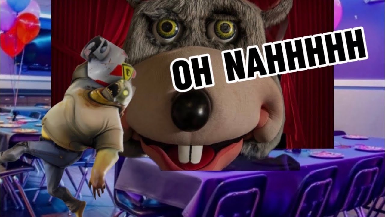 playing a fortnight party game chucky cheese is annoying