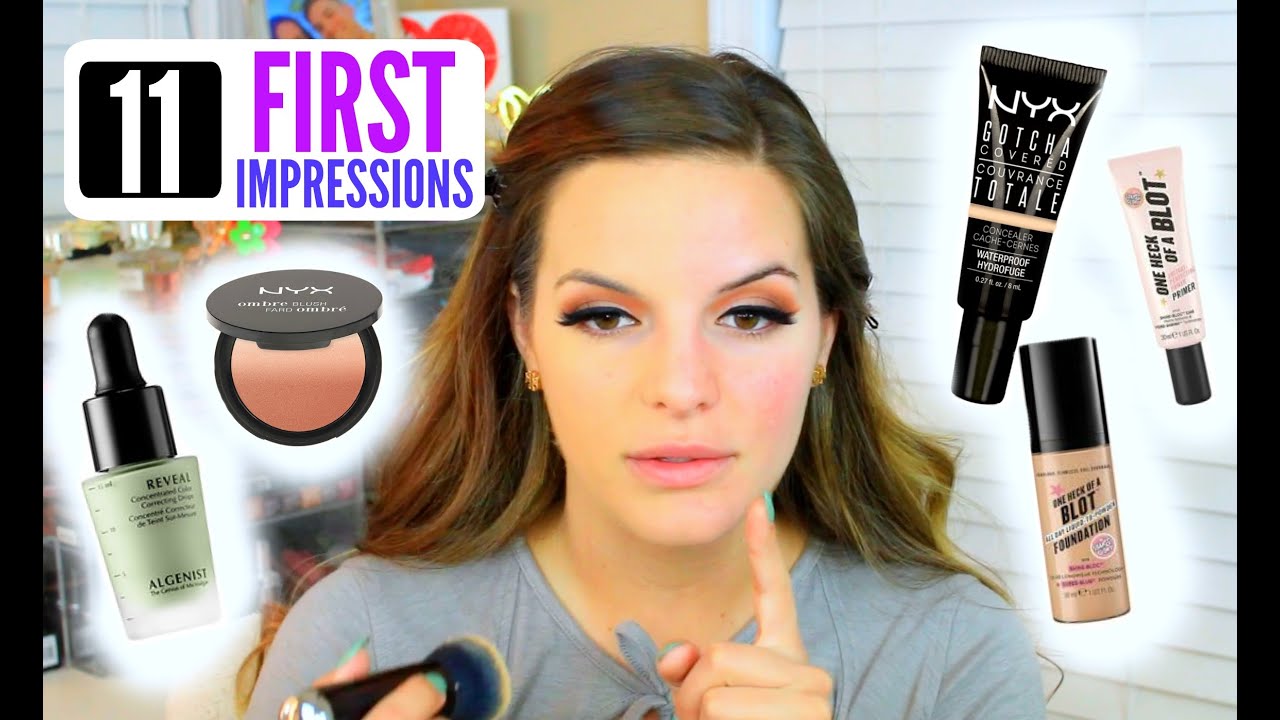 TRYING NEW MAKEUP PRODUCTS! First Impressions & Demo | Casey Holmes