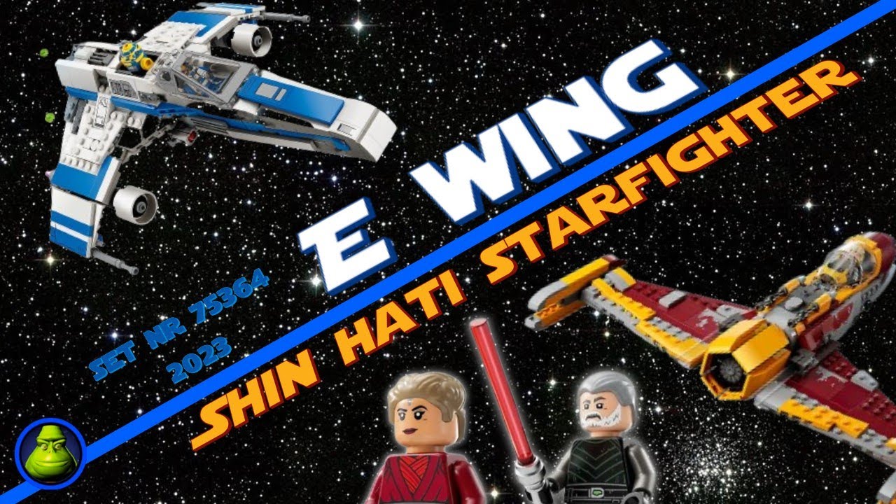 LEGO STAR WARS 75364 E-Wing vs Shin Hati's Starfighter