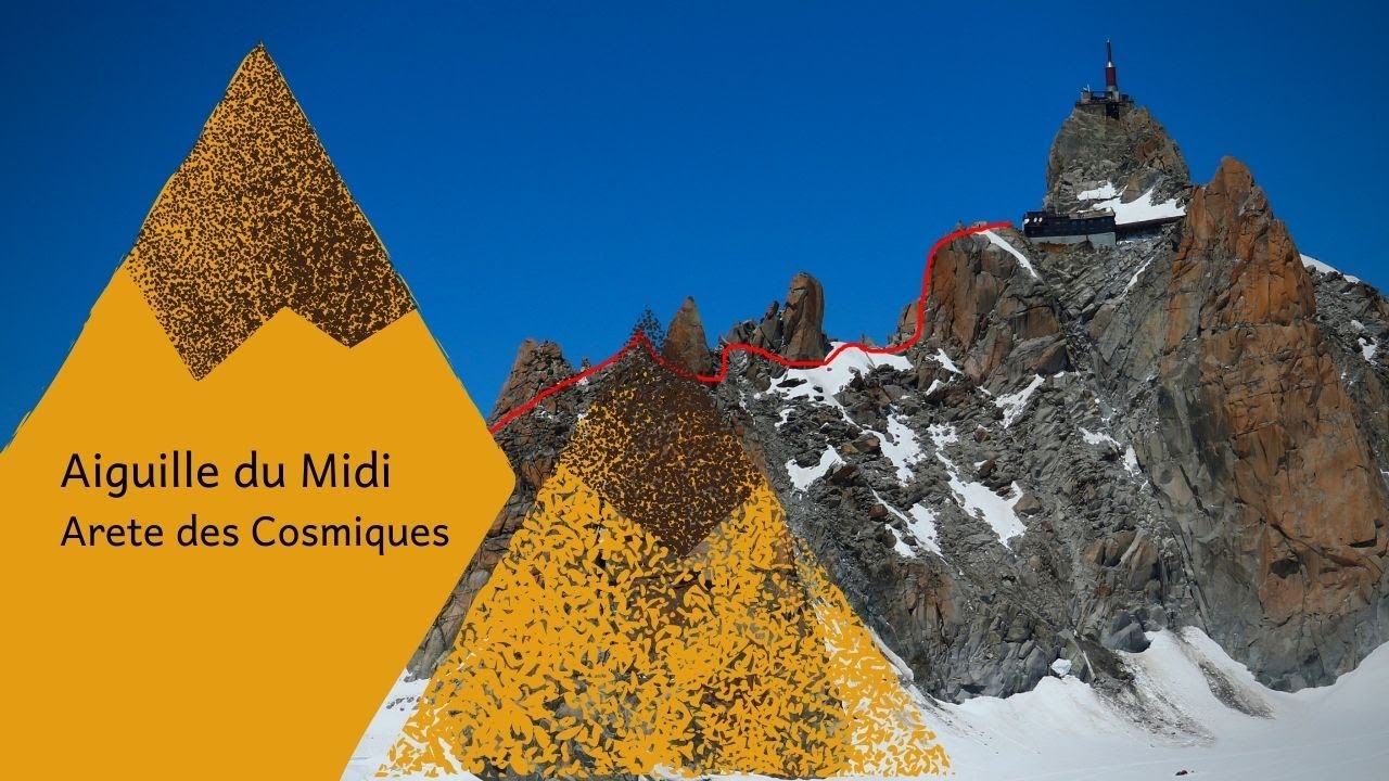 Aiguille du Midi, Arete des Cosmiques