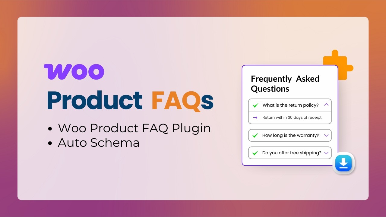 Free WooCommerce FAQ Plugin with Automatic Schema Markup (Boost SEO & Sales)
