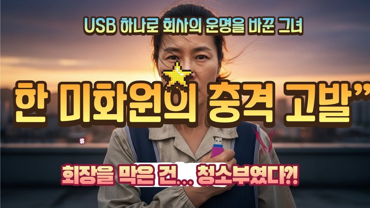 지하철 미화원이 회장님을 구했다?! 진실을 뒤엎은 계약서 한 장