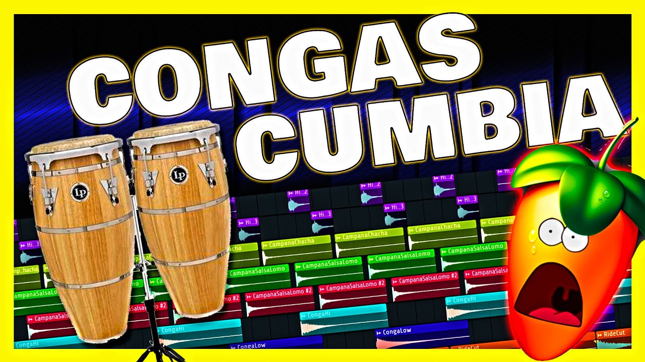 🪘PATRONES de CONGAS DE CUMBIA en FL STUDIO || COMO HACER CONGAS de CUMBIA en FL STUDIO