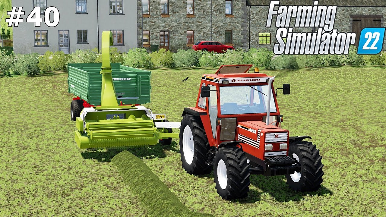 Grass silage. FS 22 |OLD FARM| Timelapse #40