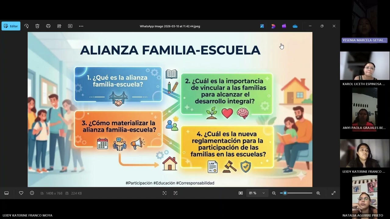 conversatorio EDUCACIÓN, FAMILIA Y COMUNIDAD