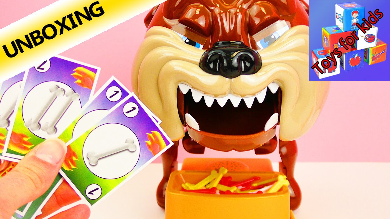 DON'T TAKE BUSTERS BONES - Don't wake up the sleeping dog! - funny game for kids