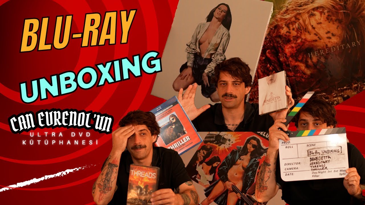 Blu-Ray UNBOXING Özel Bölüm - Benedetta, Hereditary, Threads, Thriller #unboxing #unboxingvideo