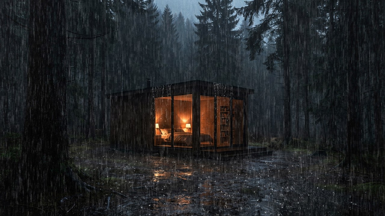 🌧️ Rain Sounds for Sleeping – Heavy Rain White Noise for Better Sleep