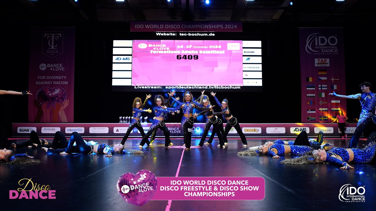 BLACK SPIRIT | BELGIUM | 4th Place IDO Disco Dance World Championship 2024 | Adult Formations