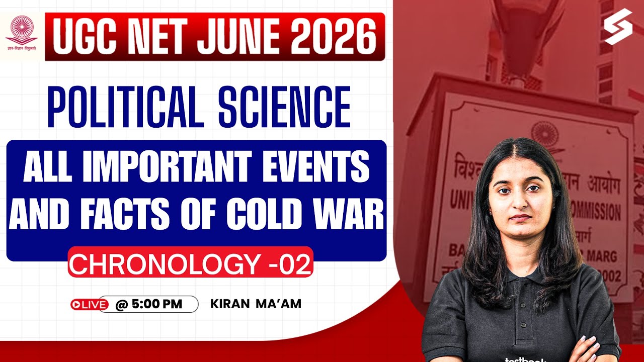 UGC NET June 2026 | UGC NET Political Science Classes | Cold War Important Events & Facts By Kiran#2
