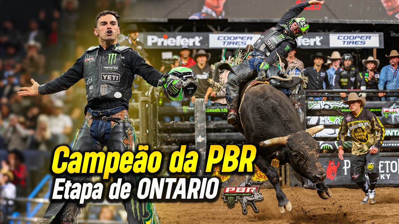 José Vitor Leme VENCEU a etapa do mundial da PBR em ONTARIO