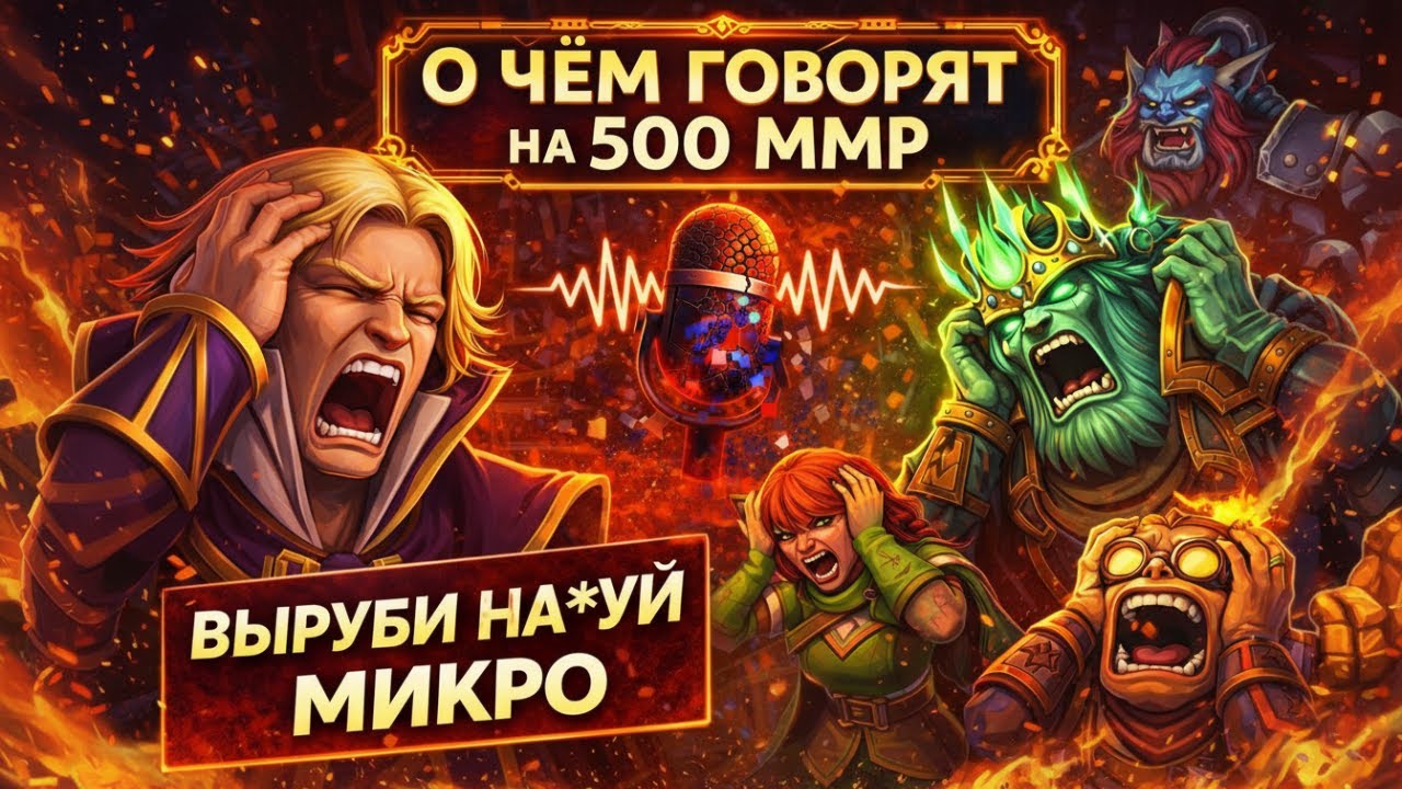 О чём говорят на 500 MMR - СЛОМАННЫЙ МИКРОФОН В ВОЙСЧАТЕ