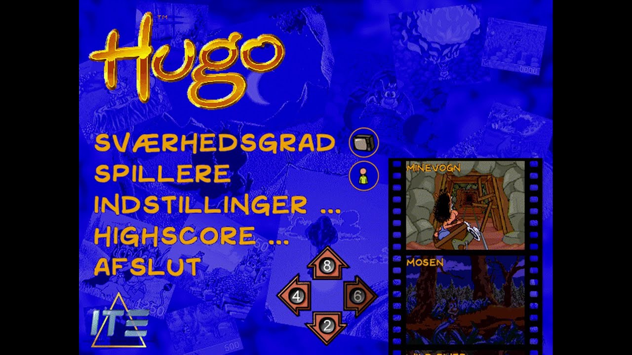 [PC💿] 🇩🇰 Hugo Classic #4 (2004) (#10) Hovedmenu