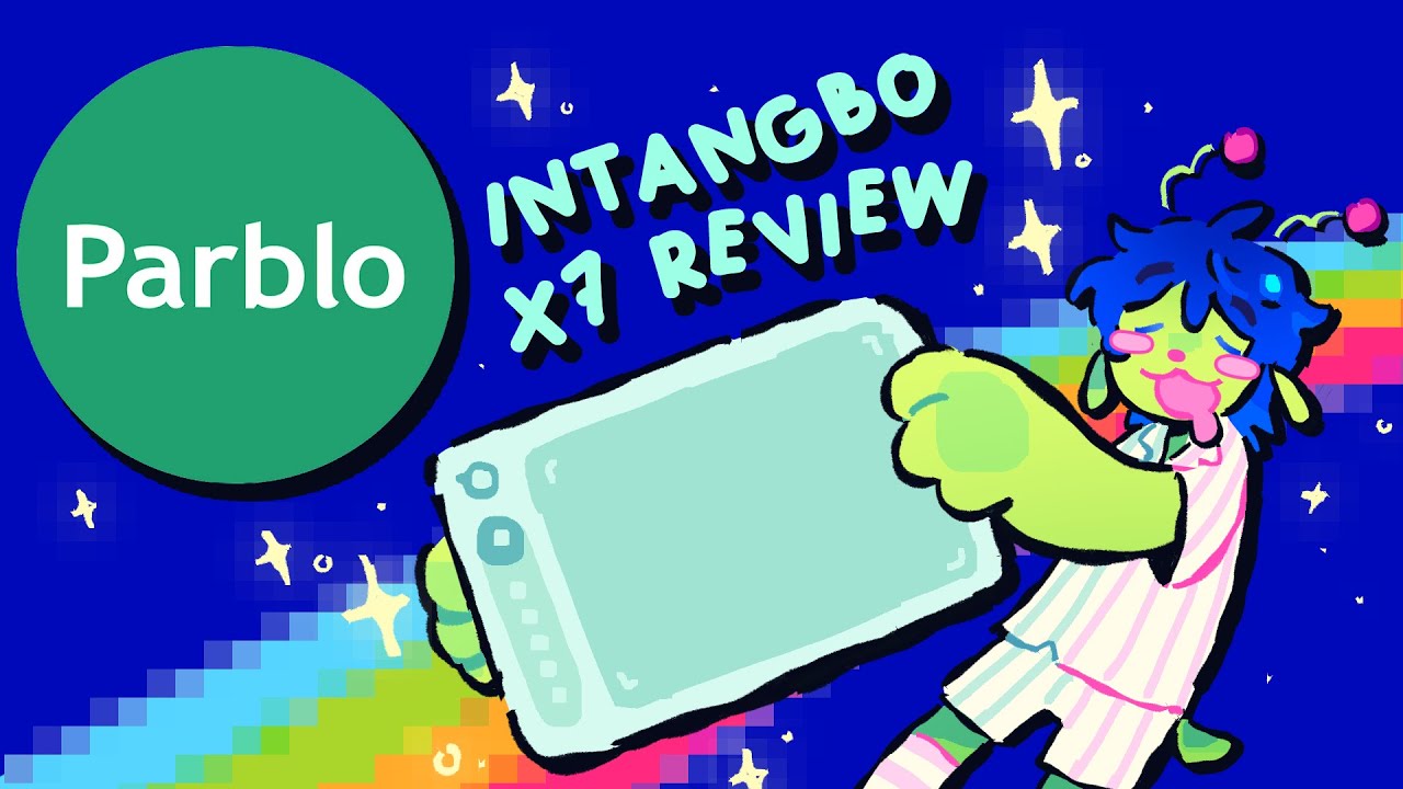 reviewing a crazy cute tablet woaw 🌈 PARBLO INTANGBO X7🌈