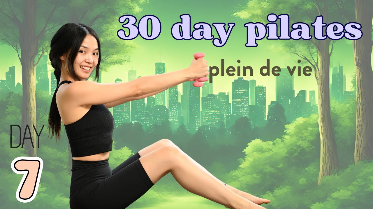 Day 7: Energized Monday ☀️❄️ 30 MIN FULL BODY PILATES WORKOUT | 30 Day Plein de Vie Challenge