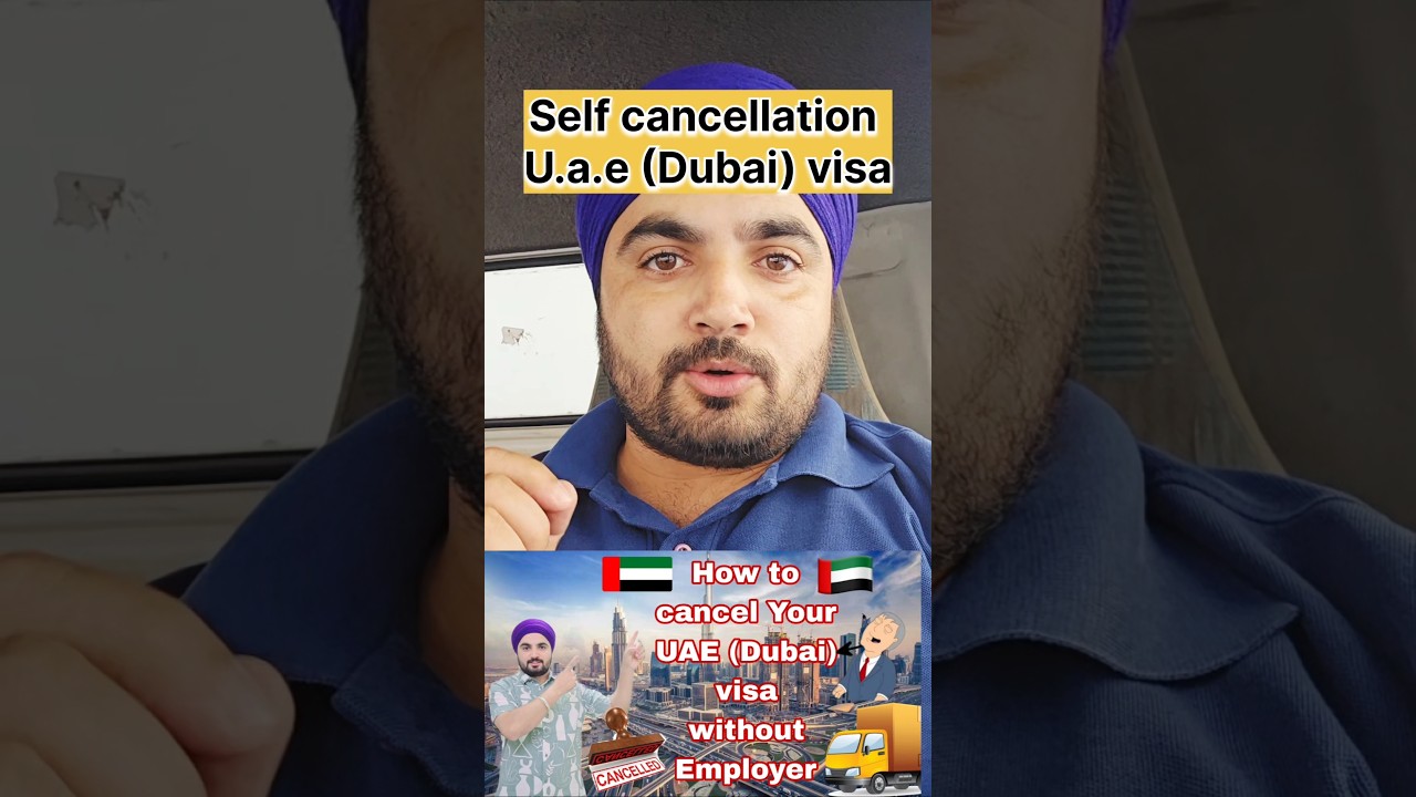 Self Visa Cancellation in Dubai 2025 #kulvirsingh013 #truckesvlogs #dubai #visa #shortsfeed