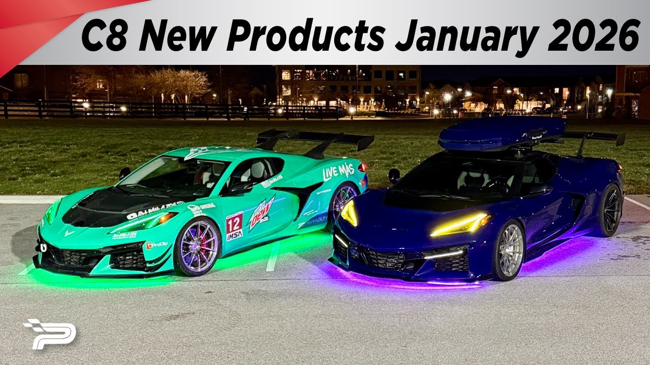 C8 Corvette New Products January 2026 - Paragon Performance