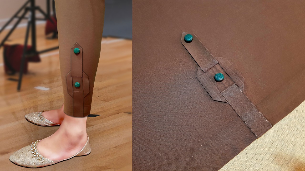 ✅Eid Special Brown Ladies Trouser Design 2026 | Step by Step Sewing Tutorial
