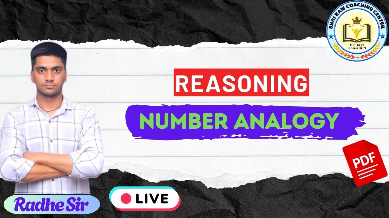 Number Analogy //Punjab Police // PSSSB// SSC GD // RRB NTPC // Reasoning By Radhe Sir