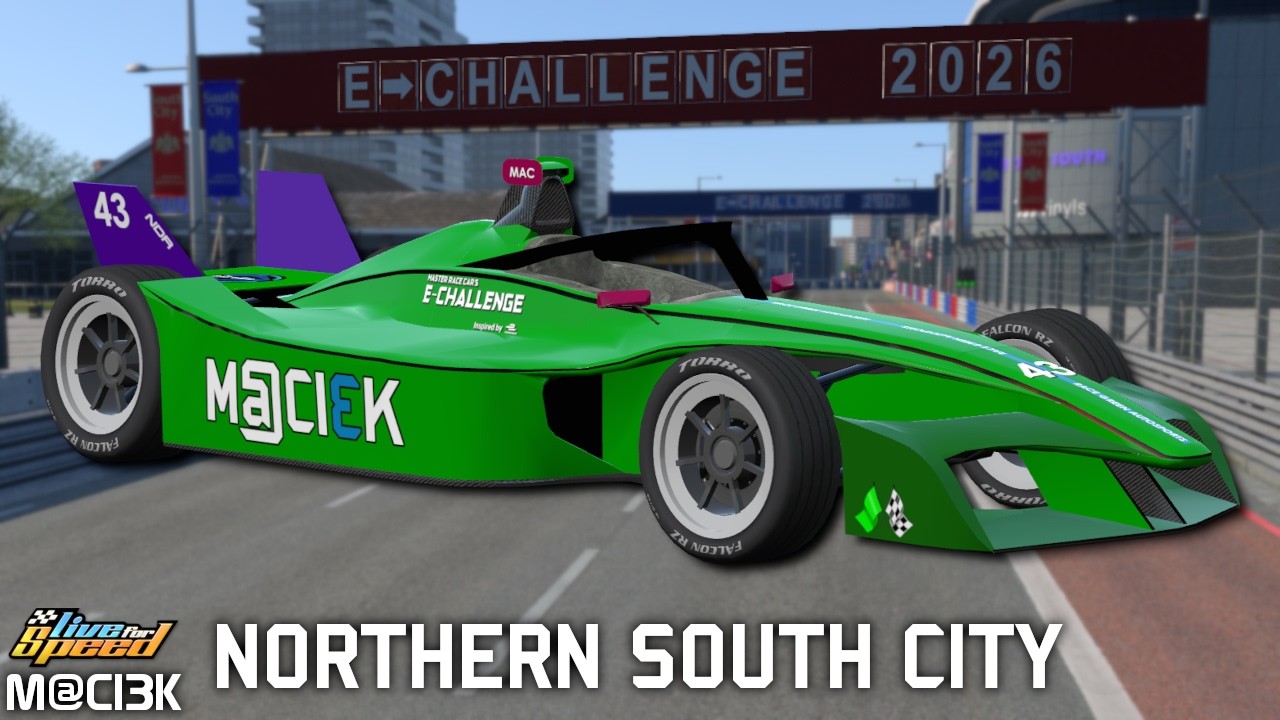 MRc E-Challenge - Northern South City (SO3Y) with E-CHALLENGER EVO | Live for Speed @SimBroadcasts