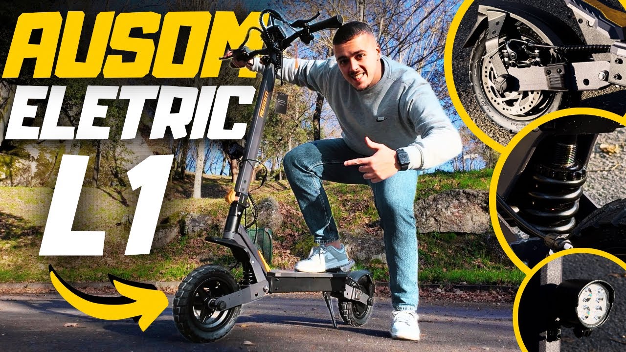 NUNCA ME IMAGINEI A GRAVAR ISTO ! *EU NUMA TROTINETE ELÉTRICA* 