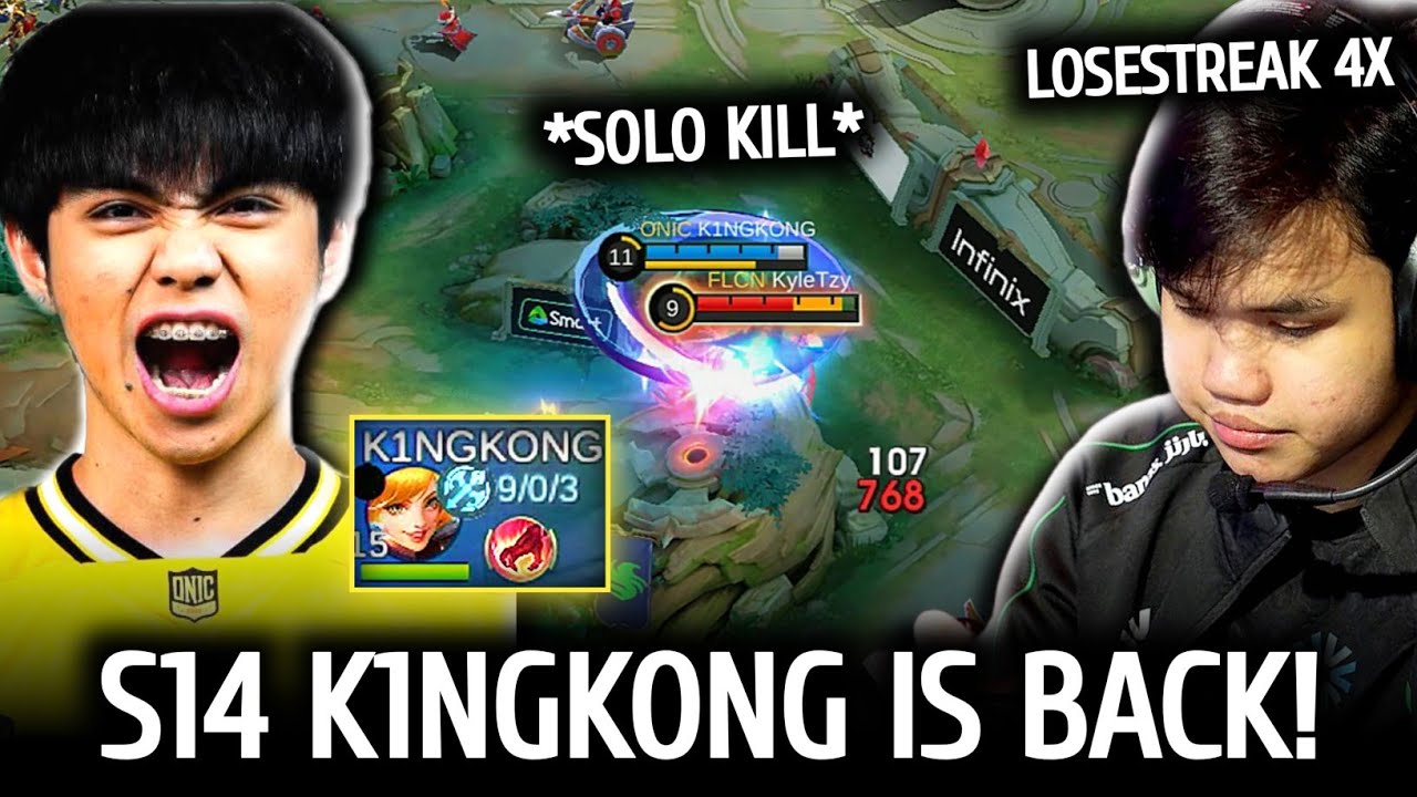 SOLO KILLING KYLETZY! K1NGKONG OS RETURNING TO HIS ONIC S14 AFTER THIS MASTERPIECE FANNY GAME