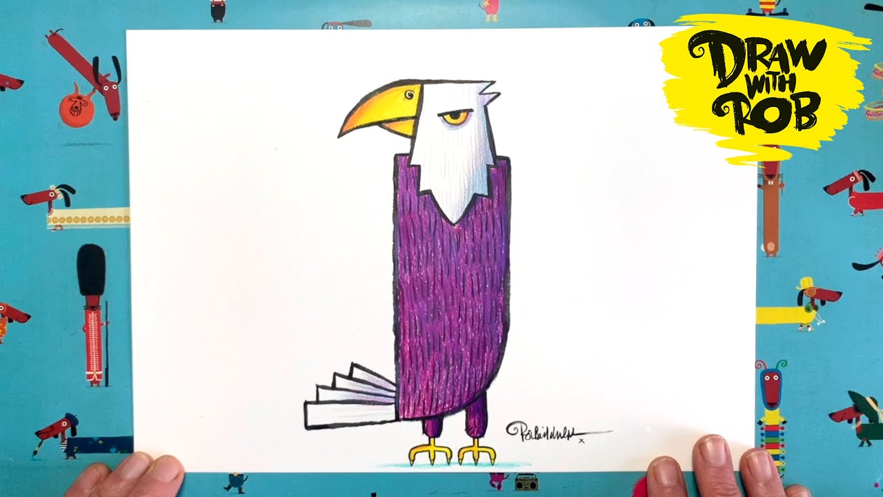 #DrawWithRob 71 Eagle
