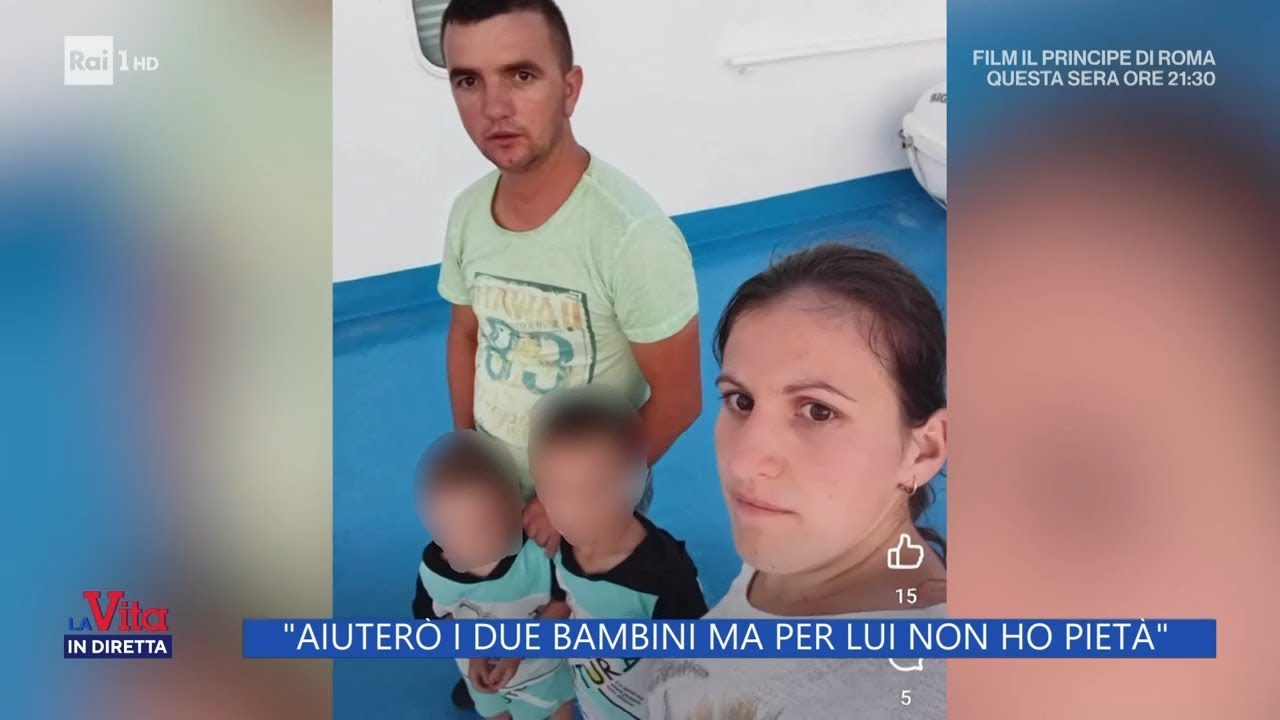 Caserta, strangola la moglie davanti ai figli piccoli - La Vita in Diretta 09/10/2024