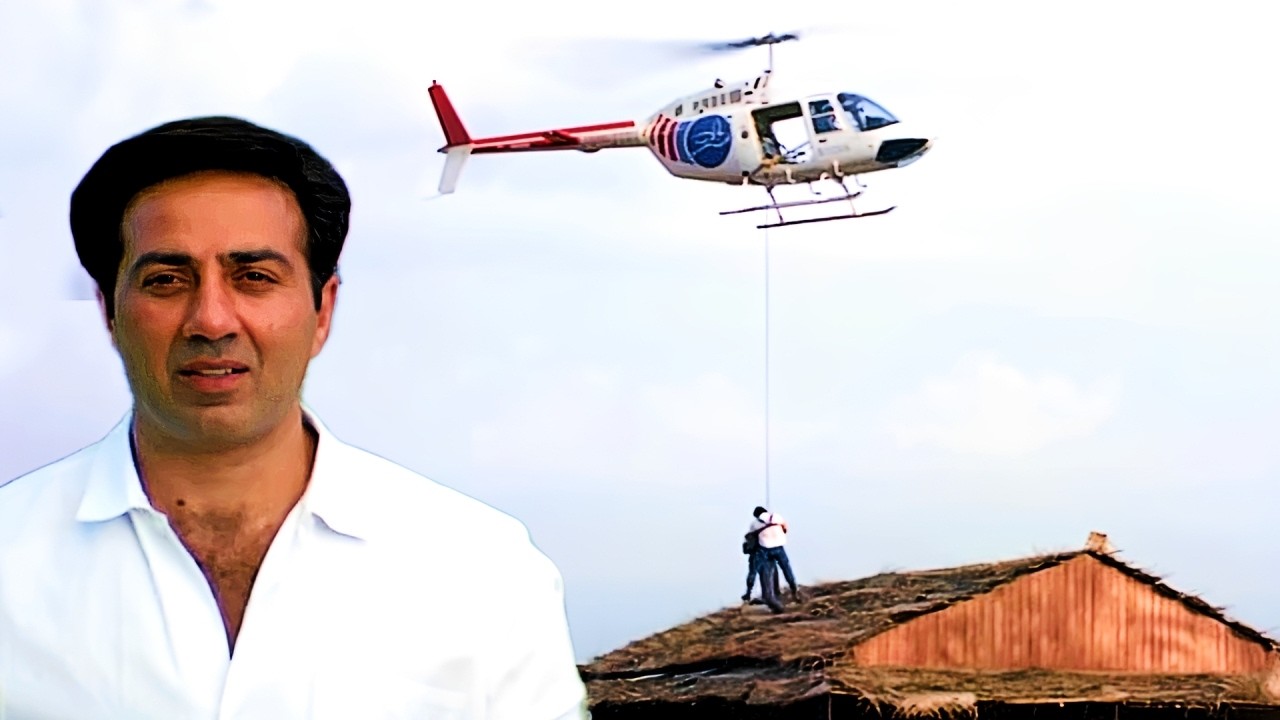 सनी देओल का खतरनाक ऑपरेशन - आतंकवादी वसीम खान को हेलीकॉप्टर से एयरलिफ्ट किया | Indian