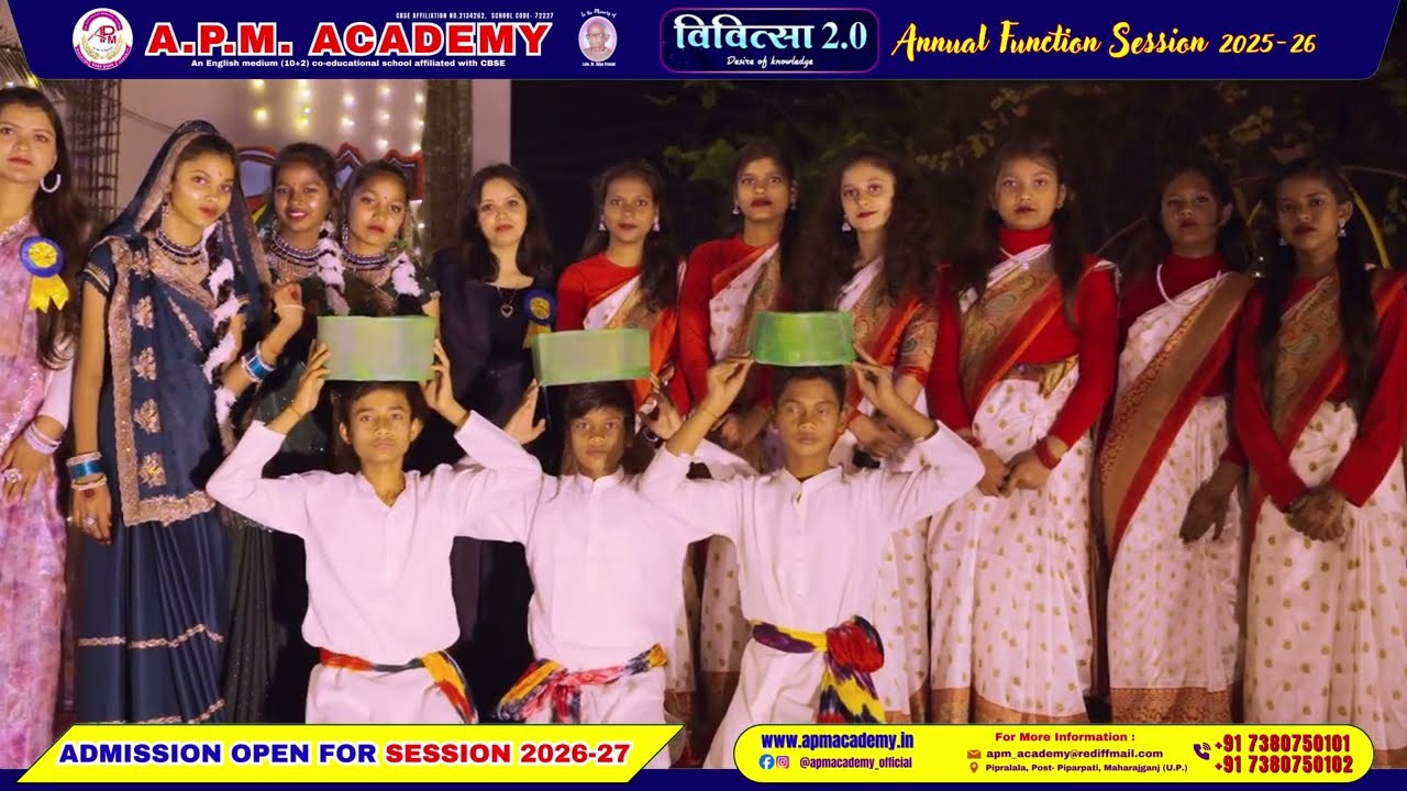 Runuk Jhunuk Baje - School Dance That Stole The Show | Vivitsa 2.0 | APM Academy 2025-26