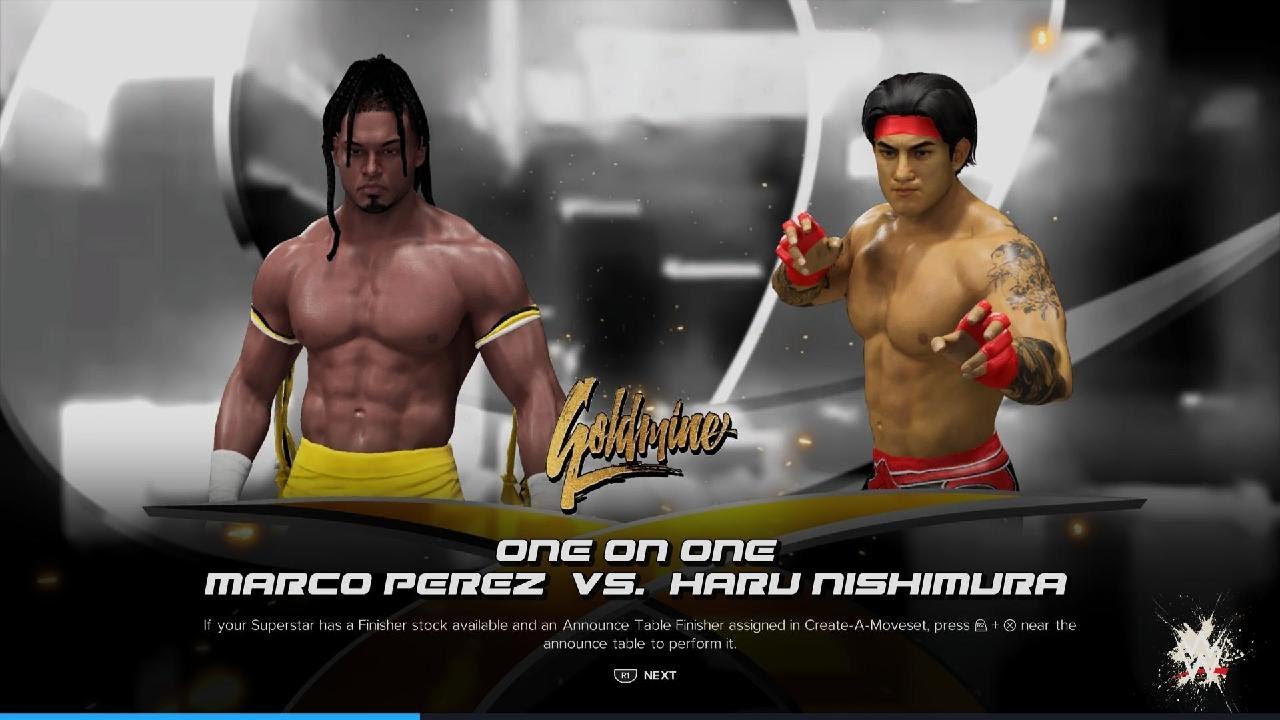 Marco Perez Vs Haru Nishimura(Goldmine)