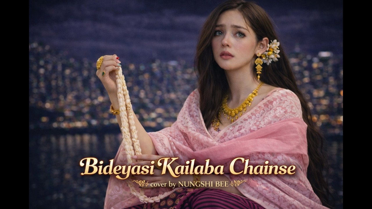Bideyasi Kailaba Chainse 💔 | AI Cover by Nungshi Bee (Manipuri Emotional Cinematic Version)