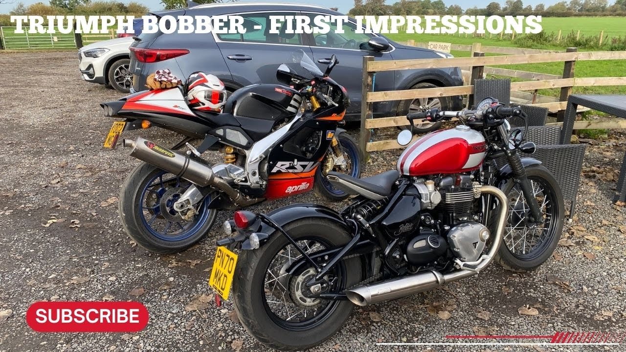 Первые впечатления о Triumph Bobber — катание на RSV Mille R