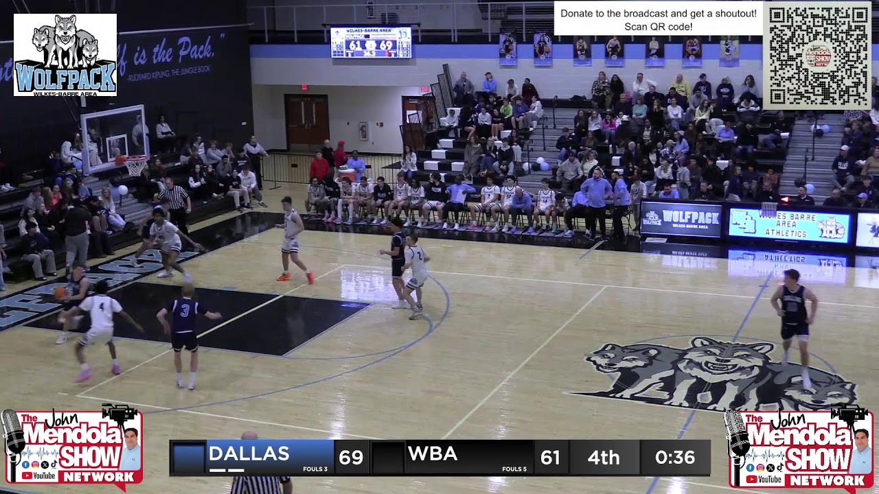 Dallas Area vs Wilkes Barre Area Boys Basketball