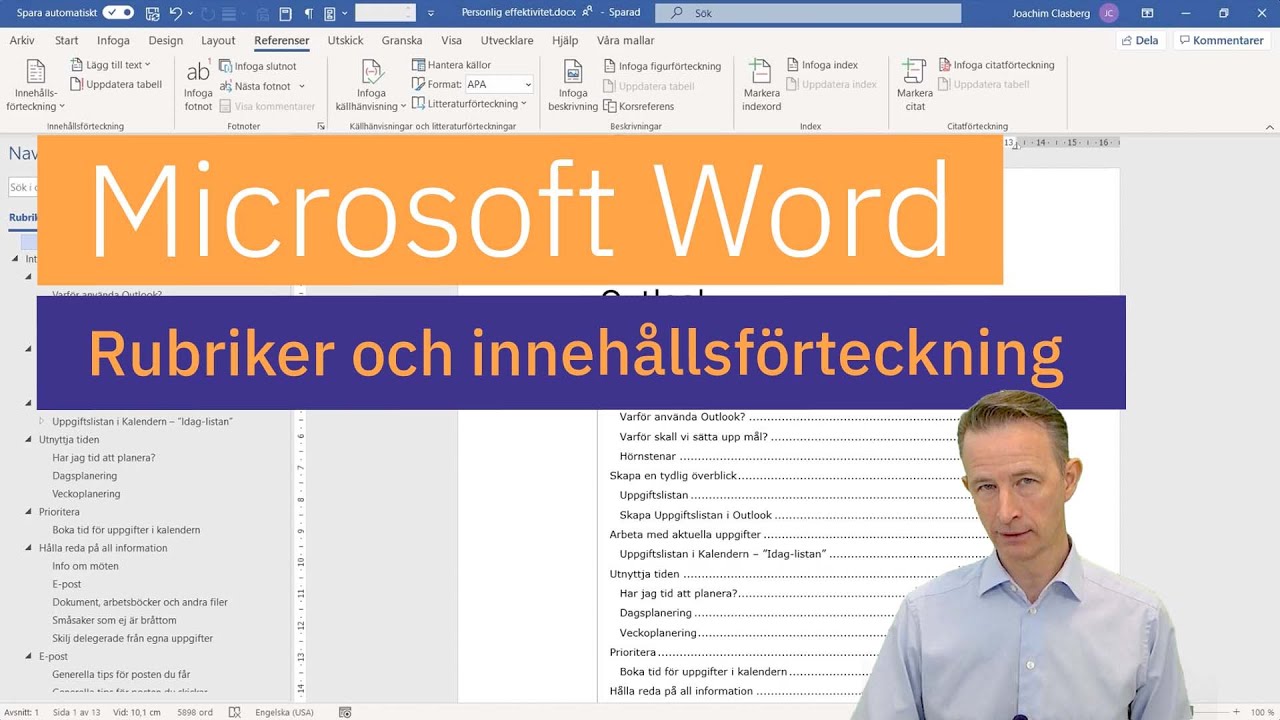 Microsoft Word - Rubriker och inneh&aring;llsf&ouml;rteckning