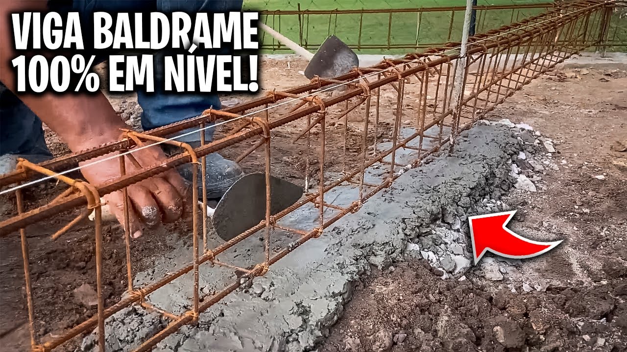 VIGA BALDRAME - COMO DEIXAR A VIGA BALDRAME 100% EM NÍVEL? | #29