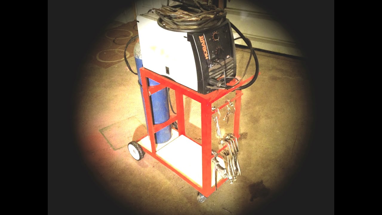 Custom Welding Cart Made From Scrap