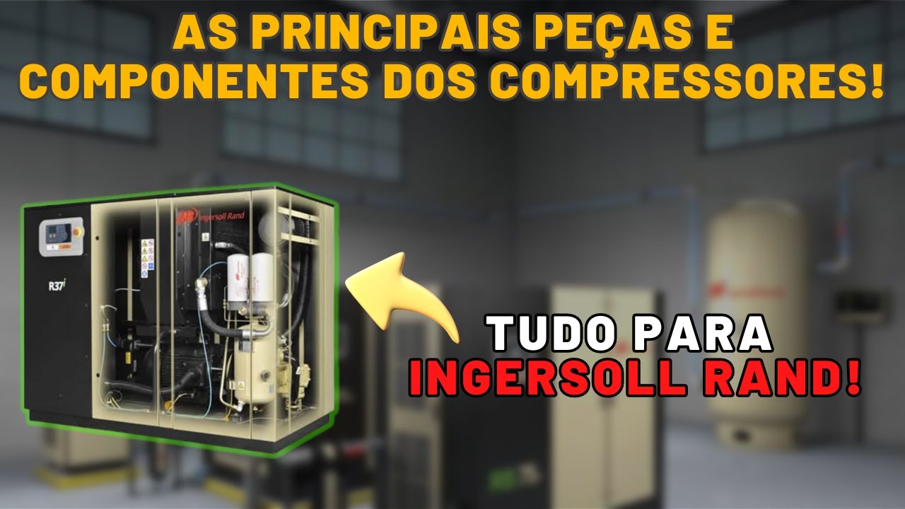 Descubra as principais peças e componentes dos Compressores Comerciais da Ingersoll Rand!