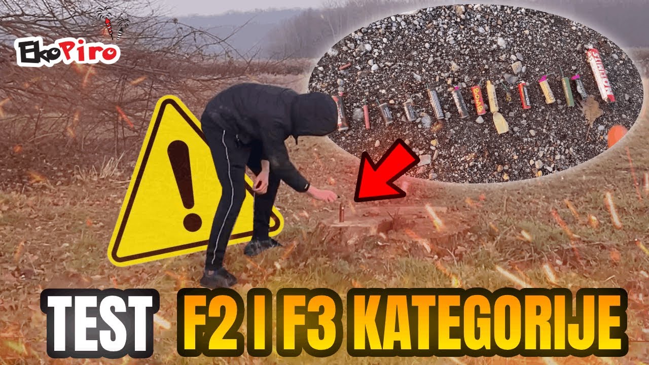 NAJVEĆI TEST F2 i F3 KATEGORIJE PETARDI!? *presnažno*