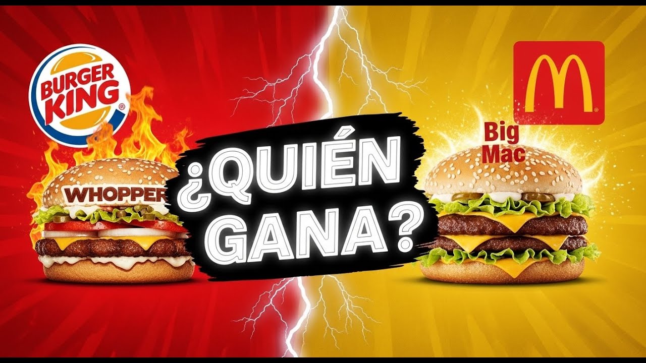 “Burger King vs McDonald’s 🍔🔥 | La Batalla de las Hamburguesas”